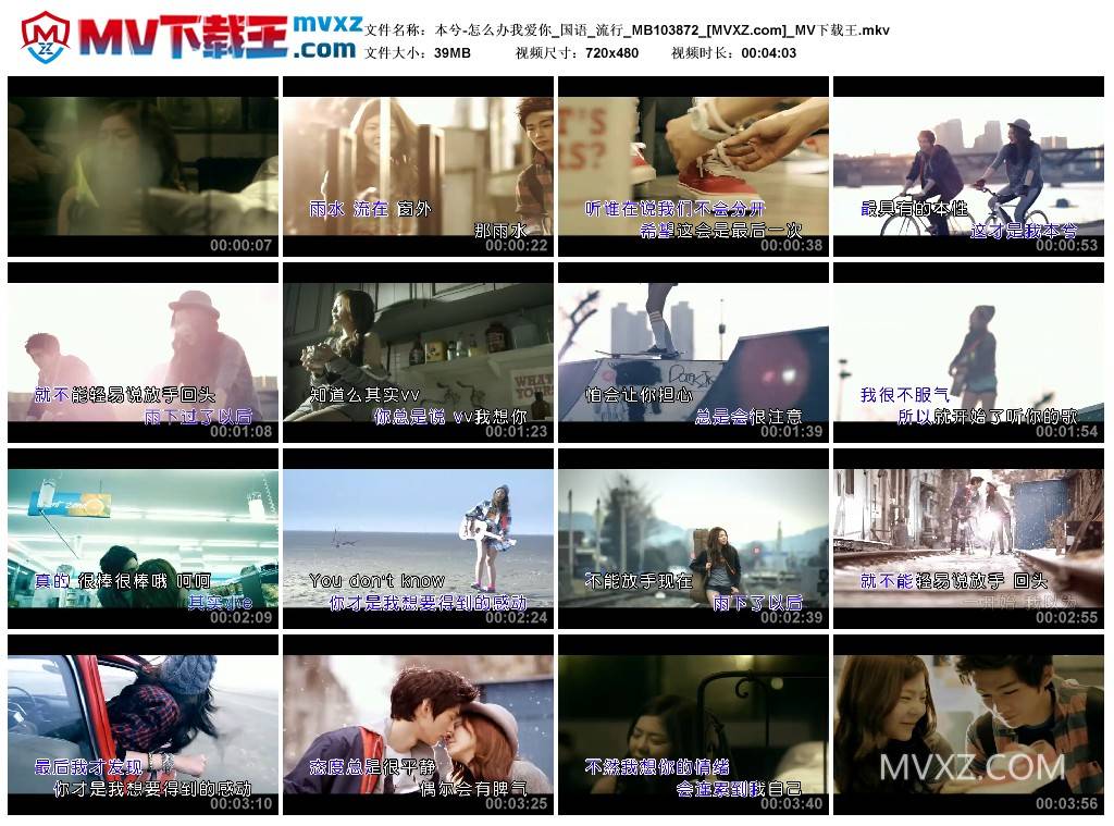 本兮-怎么办我爱你_国语_流行_MB103872